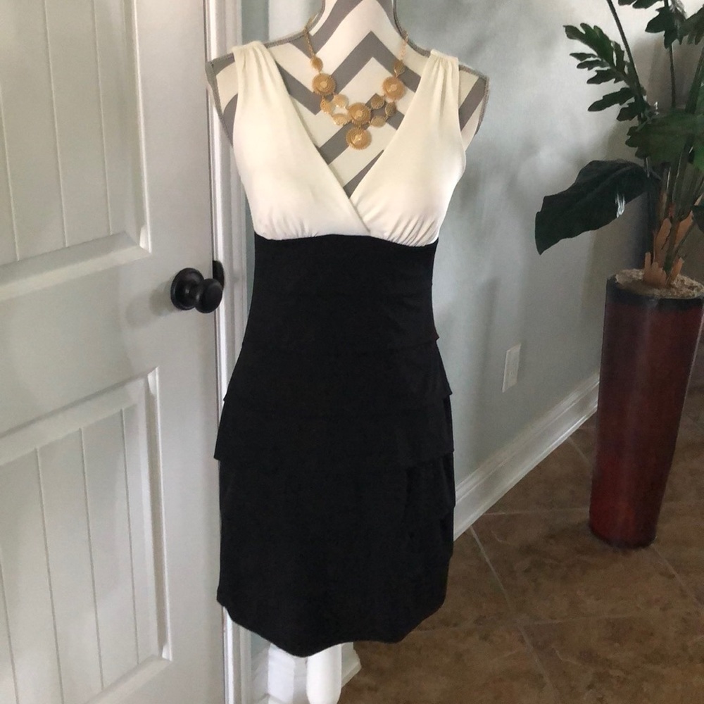 Black and white dress